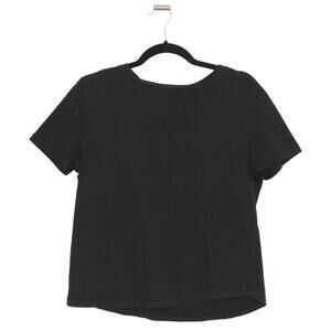 MANGO Black T-shirt Short Sleeve Size Large